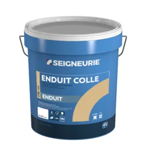 SEIGNEURIE Enduit Colle 20Kg, Enduit Organique, Enduit à Mélanger Avec Du Ciment, Polyvalent