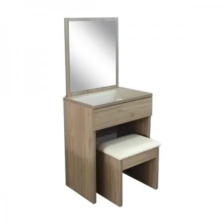 Meuble de Chambre, Commode, Miroir, Pouf, Décoration Pour Chambre