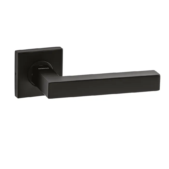 Poignée En Inox Kubic CLEDOR, Poignée Avec Bouton De Condamnation,  Longueur Poignée 130 mm, Poignée En Acier Inoxydable