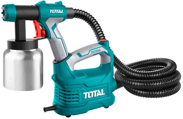 TOTAL TOOLS Pistolet Pulvérisateur HVLP, Puissance 550 W
