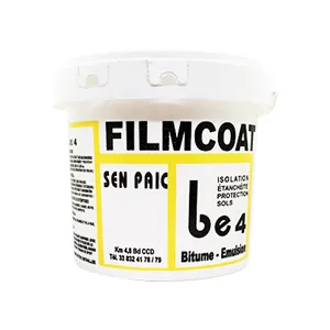 SEN PAIC Filmcoat BE4 20 Kg, Bitume à Emulsion, Bitume à L'eau, Bitume Etanchéité Imperméabilisant, Anti-corrosion, Traitement des Fissures Des Bâtiments