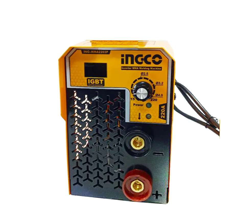 Poste à Souder INGCO, ING-MMA2202P, 220A, Technologie Onduleur IGBT, Soudure à l'Arc, Soudure Pour Débutant et Professionnel