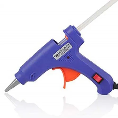 Pistolet à Colle, Machine de Colle Thermofusible, Rechargeable Craft Kit d'Outils de Réparation, Bricolage, Chauffe Rapide