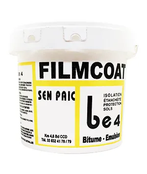 SEN PAIC Filmcoat BE4 20 Kg, Bitume à Emulsion, Bitume à L'eau, Bitume Etanchéité Imperméabilisant, Anti-corrosion, Traitement des Fissures Des Bâtiments
