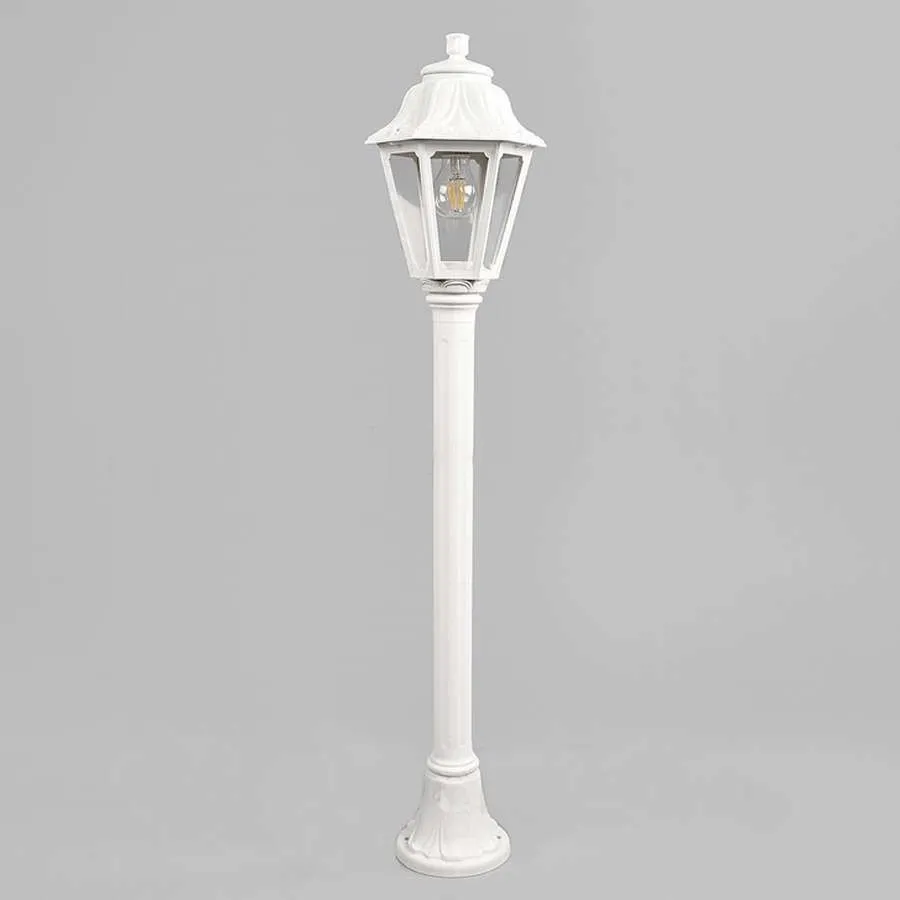 Luminaire - Lampadaire en résine antichoc blanc étanche IP55