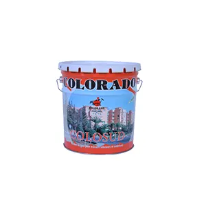 Peinture COLORADO - 23 Kg Colosud, Peinture à eau, Pour Intérieur et Extérieur, Travaux de façade, Resistance au Lavage, Rendement 5 à 6 m²/kg par couche