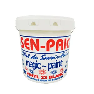 SEN PAIC Vinyl 23 Plus 23 Kg, Peinture Mate en Phase Aqueuse, Peinture à Eau, Revêtement Mural, Peinture Pour Intérieur et Extérieur