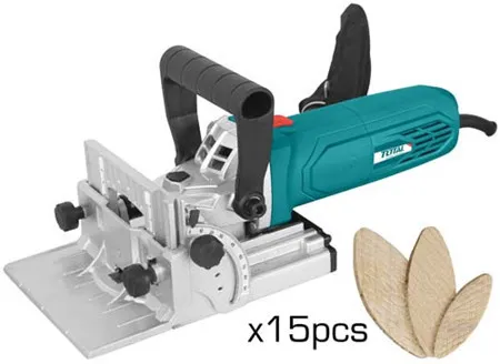 TOTAL TOOLS Fraiseuse à Lamelle TS70906, Tension 220 V, Puissance 950 W, Découpe de Bois